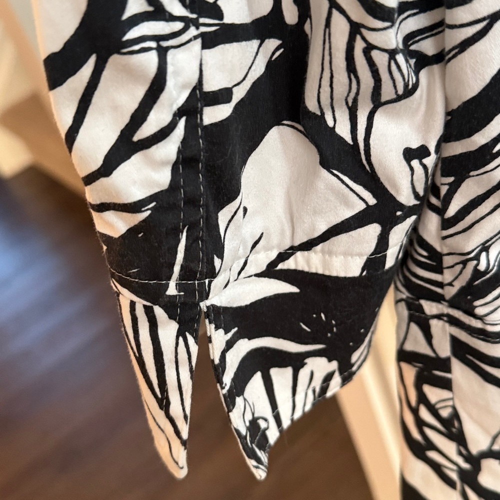 Coldwater Creek bold black and white jacket Small - Picture 7 of 8